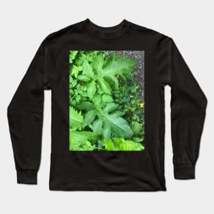 Green Leaves next to the Creek Long Sleeve T-Shirt